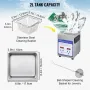 Digital Ultrasonic Cleaner 2L Ultrasonic Cleaning Machine 40kHz Sonic Cleaner Machine 316 & 304 Stainless Steel Ultrasonic Clean