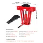 Hydraulic Pipe Bender, 12 Ton Manual Copper Exhaust Pipe Bending Machine with 6 Dies (1/2" - 2") and 90 - 180° Adjustable Roller