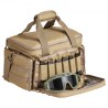 Range Bag for 4 Pistols Tactical Gun Range Bag Single Shoulder Strip Brown