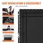 Cargo Net, 120 in x 105 in, Heavy Duty Truck Cargo Net for Truck Bed, 4 Adjustable Straps with Carabiners and Rubber Coated Hook