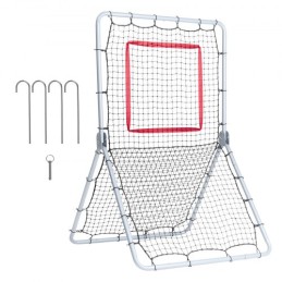 Baseball og softball rebounder net 3,5 x 6 ft 5 justerbare vinkler