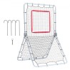 Baseball og softball rebounder net 3,5 x 6 ft 5 justerbare vinkler