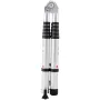 Telescoping Ladder, 12.5FT A-Shape Aluminum Extension Ladder Lightweight, Multi-button Retraction Collapsible Ladder, 375 LBS Ca