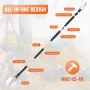 Overlevelsesskovl 13 i 1 campingskovl foldbar multiværktøj