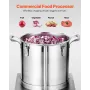 Food Processor & Vegetable Chopper 15L Food-kvalitet Rustfrit