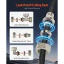 Luftkompressorledningssæt 3/4'' x 200FT PU