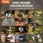 Survival Shovel Survival Axe, 16-in-1 Camping Folding Shovels with Hatchet, Stainless Steel Tactical Shovel Hatchet Combo, Multi