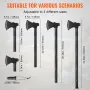 Survival Shovel Survival Axe, 16-in-1 Camping Folding Shovels with Hatchet, Stainless Steel Tactical Shovel Hatchet Combo, Multi