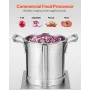 Food Processor & Vegetable Chopper 4L Food-kvalitet Rustfrit