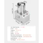 Food Processor & Vegetable Chopper, 4L Food-Grade Stainless Steel Food Processor Chopper with 2 Extra S-Curve Blades, Ideal for 