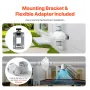4 "Til 3,5" Radon Mitigation Fan System Kit Stille 260 CFM