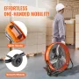 Drum Fan, 24 Inch High Velocity Industrial Shop Fan, Heavy Duty Commercial Use 3-Speed 8600CFM, 360°Adjustable Tilting,0-2h Time