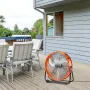 Drum Fan, 24 Inch High Velocity Industrial Shop Fan, Heavy Duty Commercial Use 3-Speed 8600CFM, 360°Adjustable Tilting,0-2h Time