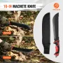 Camping Hatchet Machete Knife Set Sheath Jagt Kniv Lommelygte