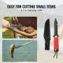 Camping Hatchet Machete Knife Set Sheath Jagt Kniv Lommelygte