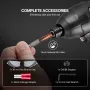 Drill Bit Set, 318 Pieces Drill and Driver Bit Set, Screwdriver Bit Set Suitable for Wood Metal Cement Drilling and Screw Drivin