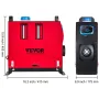 12V 5-8KW Diesel Air Heater,Diesel Heater Single Air Outlet with LCD Switch, Air Diesel Heater Parking Heater Remote Control,sli