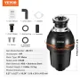 Affald bortskaffelse 1 HP Kontinuerlig fødevareaffald Disposer