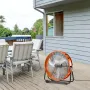Drum Fan, 24 Inch High Velocity Industrial Shop Fan, Heavy Duty Commercial Use 3-Speed 8600CFM, 360°Adjustable Tilting Industria