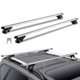 Universal Roof Rack Crossbar 47.2" Length for Vehicle w/ Raised Side Rail
