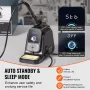 Soldering Iron Station, 80W Digital Display Soldering Station Kit with 2 Helping Hands, 5 Soldering Tips, Lead-Free Solder, Sold