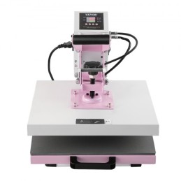 Heat Press Machine 15x15 i Slide Out Heat Transfer Machine T-shirts Pink