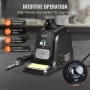 Soldering Iron Station, 80W Digital Display Soldering Station Kit with 2 Helping Hands, 5 Soldering Tips, Lead-Free Solder, Sold