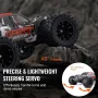 Remote Control Car, 1:14 Scale RC Car for Kids, All Terrain 4WD Off-Road Monster Truck with 45° Wheelie & 2 Batteries, 38 km/h H