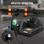 Lodning Iron Station 80W LCD Display Soldering Station Kit & 5