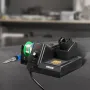 Soldering Iron Station, 80W Digital Display Soldering Station Kit with 5 Soldering Tips, Lead-Free Solder, Solder Sucker, Tweeze