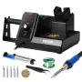 Lodning Iron Station 80W LCD Display Soldering Station Kit & 5