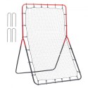Baseball og softball rebounder Net 3x4,5 ft pitchback 3-vejs træner