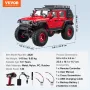Fjernbetjeningsbil 1:24 Skala Fuld belysning 4WD Off-road
