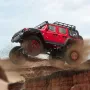 Remote Control Car, 1:24 Scale RC Car for Kids, All Terrain 4WD Off-Road Truck with Full Lighting & 2 Rechargeable Batteries, 2-