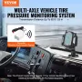 RV Tire Pressure Monitoring System Real Time Trailer TPMS 6 Sensors