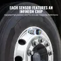 RV Tire Pressure Monitoring System Real Time Trailer TPMS 6