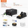 Lodning Iron Station 75W LCD Display Soldering Station Kit 122