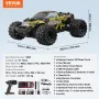 Fjernbetjeningsbil 1:18 skala Alle terræn 4WD off-road lastbil