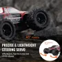 Remote Control Car, 1:18 Scale RC Car for Kids, All Terrain 4WD Off-Road Monster Truck with 45° Wheelie & 2 Batteries, 36 km/h H