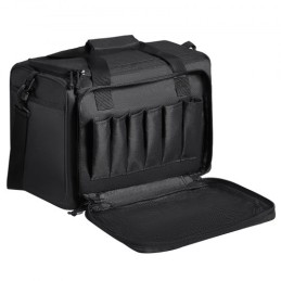 Range Bag for 3 Pistols Tactical Gun Range Bag Single Shoulder Strip Black