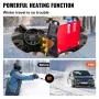 12V 5KW Diesel Heater, All-in-One Air Diesel Heater with LCD Switch & Remote Control,Diesel Air Heater,Parking Heater Muffler,Di