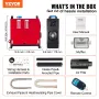 12V 5KW Diesel Heater, All-in-One Air Diesel Heater with LCD Switch & Remote Control,Diesel Air Heater,Parking Heater Muffler,Di