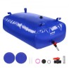 Portable Water Storage Bladder 87 Gal 1000D PVC Collapsible Water Tank