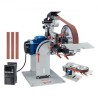 Belt Grinder Sander 72 x 2-Inch Belt Polisher with VFD 3 Grinding Moulds