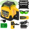 Rotary Laser Level Green Beam 500m Range Slope Adjustable 360Â° Spinning Accurate with Remote Control & Receiver