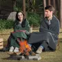 Wool Camping Blanket 1,62x2,23m / 64" x 88" Warm for Camping Hiking Travel Dark Grey
