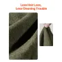Wool Camping Blanket 1,62x2,23m / 64" x 88" Warm for Camping Hiking Travel Army Green