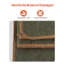 Wool Camping Blanket 1,62x2,23m / 64" x 88" Warm for Camping Hiking Travel Army Green