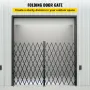 Double Folding Security Gate Folding Door Gate 310 × 154 cm(W × H)Scissor Gate