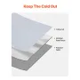 Camping Blanket 2x1.5m (79" x 59") Wearable Warm Stadium Blanket Outdoor Light Grey